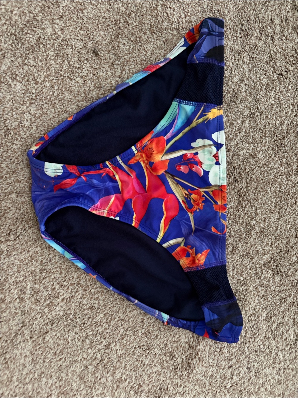 Athleta Floral Bikini Bottom - Medium